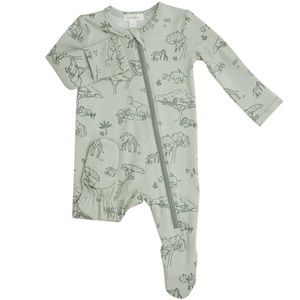 NWT Angel Dear - Safari Family - Organic Cotton Footie